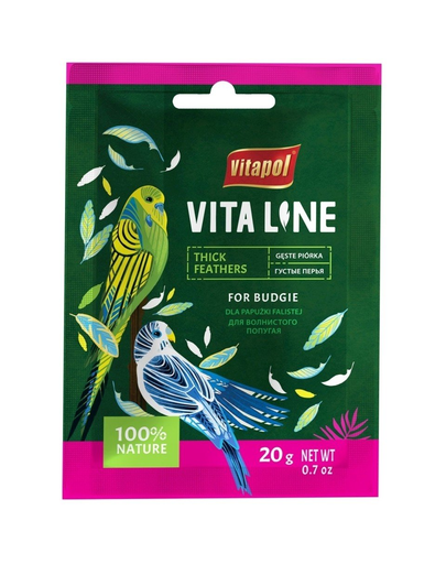 VITAPOL Vitaline Hrana complementara ingrosare pene, papagali 20 g Complementara