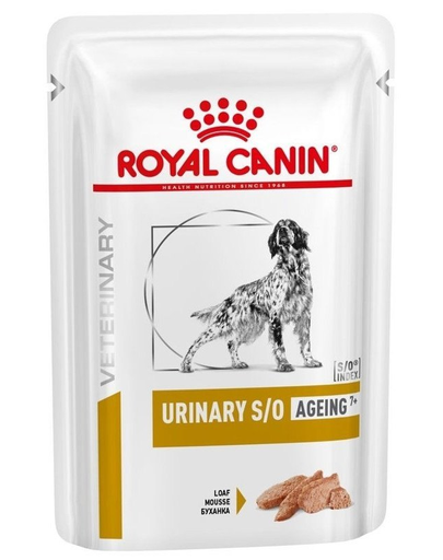 ROYAL CANIN Urinary S/O Ageing +7 24 x 85 g pentru caini adulti peste 7 ani cu afectiuni ale tractului urinar inferior Adulti