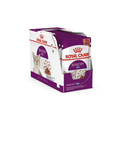 ROYAL CANIN Sensory Feel Gravy hrana umeda pentru pisici, in sos 48x85 g