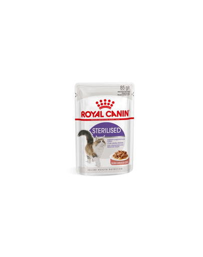 ROYAL CANIN Sterilised Adult hrana umeda in sos pisica sterilizata 48x85 g