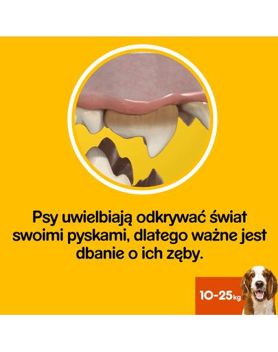 PEDIGREE Dentastix talie medie 4x180 g