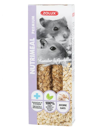 ZOLUX NUTRIMEAL 3 Stick recompensa ovaz hamsteri si gerbili 110g