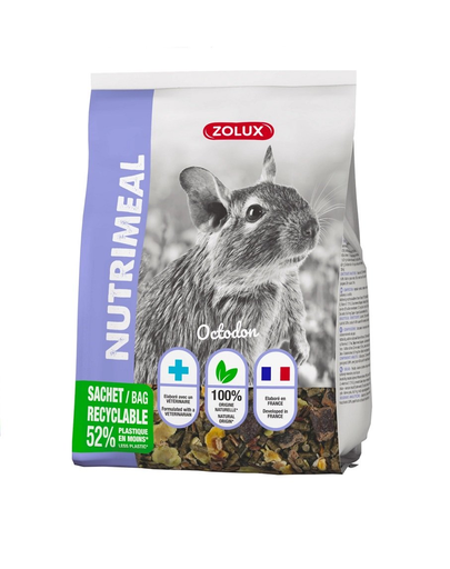  ZOLUX NUTRIMEAL 3 Hrana veverita Degu 800 g 