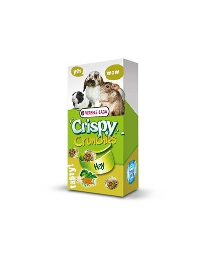 VERSELE-LAGA Crispy Crunchies Hay Recompense pentru rozatoare, din fan 75 g