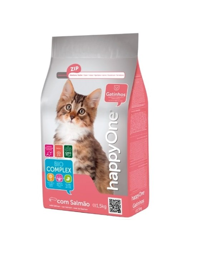 HAPPYONE Kitten hrana pentru pisoi, cu somon 1,5 kg 15