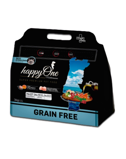 DIVINUS HappyOne Grain-Free Mediterraneum Sterilised Cat Hrana Pisici Dupa Sterilizare 3 Kg