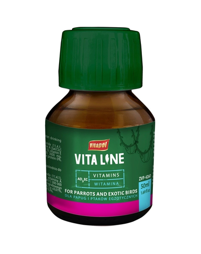 Vitapol ad3ec vitamine pentru pasari exotice 50ml