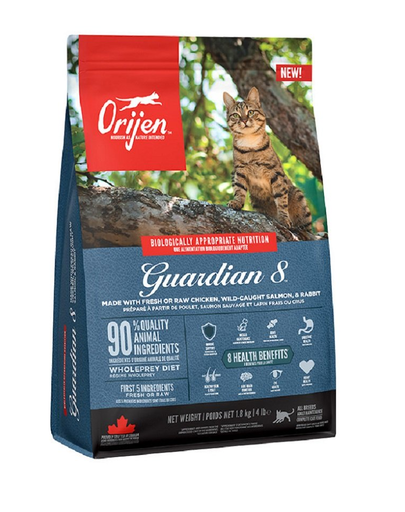 Orijen Cat Guardian 8 Adult Hrana Pisici Adulte 18 Kg + Orijen Cat Guardian 8 Adult 340 G Gratis