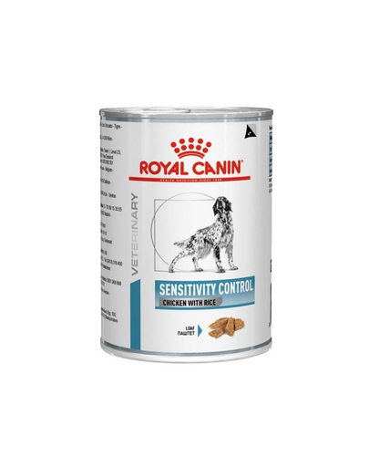 ROYAL CANIN Dog Sensitivity Chick 12x410g hrana umeda pentru caini cu sistem digestiv sensibil 12x410g imagine 2022