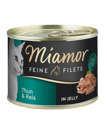 MIAMOR Feline Filets Conserva hrana pisici, cu ton si orez in aspic 185 g 185 imagine 2022
