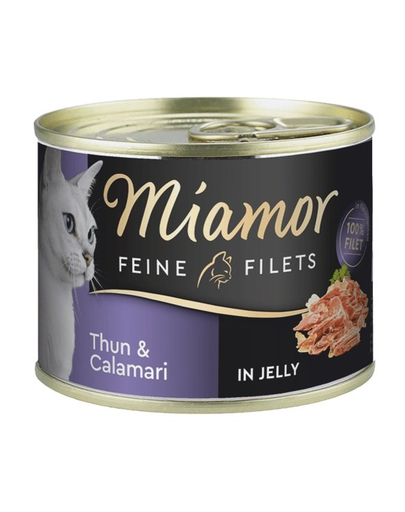 MIAMOR Feline Filets ton si calamar in aspic 185 g pentru pisica 185 imagine 2022