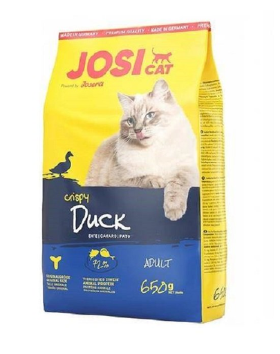 JOSERA JosiCat crispy duck 650g Hrana uscata pisici, cu rata