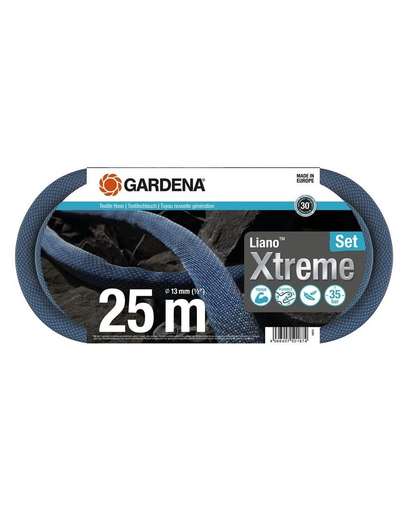 GARDENA Kit de 25 m de furtun textil Liano Xtreme