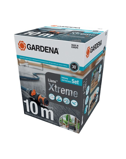  GARDENA Furtun textil Liano 10 m cu adaptor pentru robinete de interior kit 