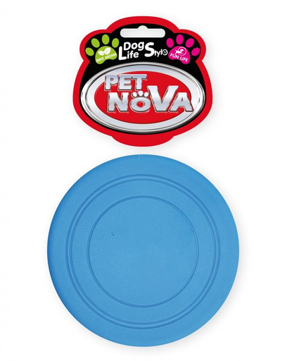 PET NOVA DOG LIFE STYLE, Frisbee pentru caine 18cm, albastru, aroma de menta 18cm imagine 2022