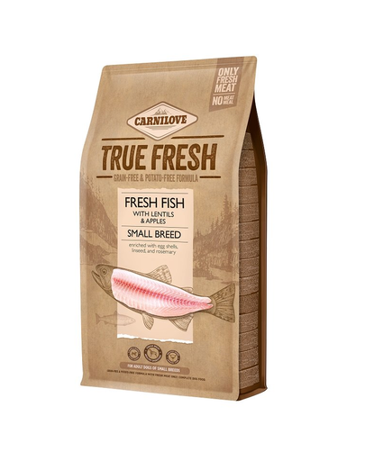 CARNILOVE True Fresh Fish Adult Pentru Caini Talie Mica 4 Kg Hrana Uscata