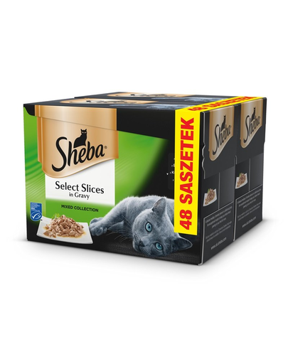 SHEBA Selection in Sauce Mix arome 48 x 85 g