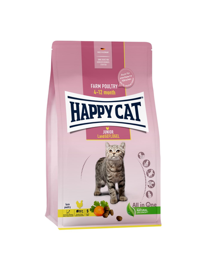 HAPPY CAT Junior Country hrana uscata pentru pisoi, cu pasari de curte 10 kg Cat imagine 2022