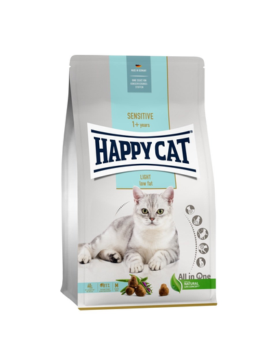 HAPPY CAT Sensitive Light hrana uscata pentru pisici adulte cu sistem digestiv sensibil 10 kg adulte imagine 2022