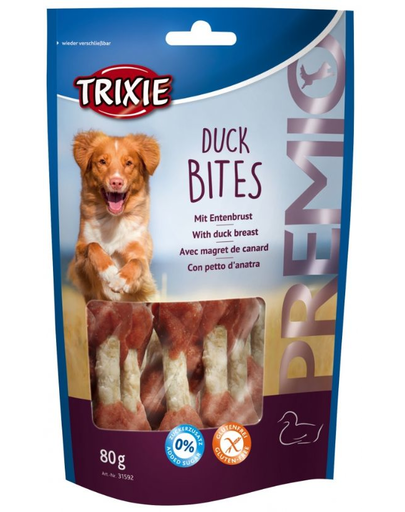 TRIXIE Premio Duck Bites cu rață 80 g