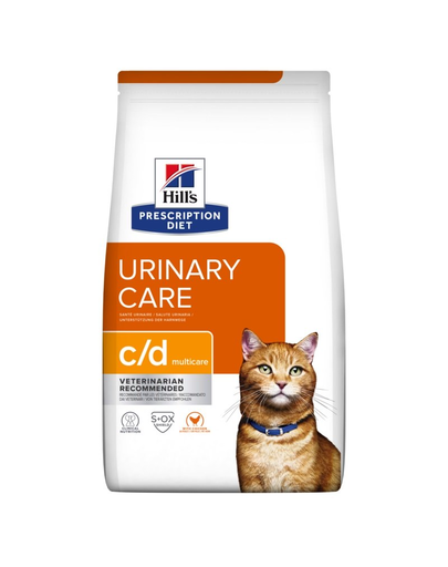 HILL’S Prescripition Diet Feline c/d Multicare hrana pisici pentru sanatatea tractului urinar 8 kg c/d imagine 2022