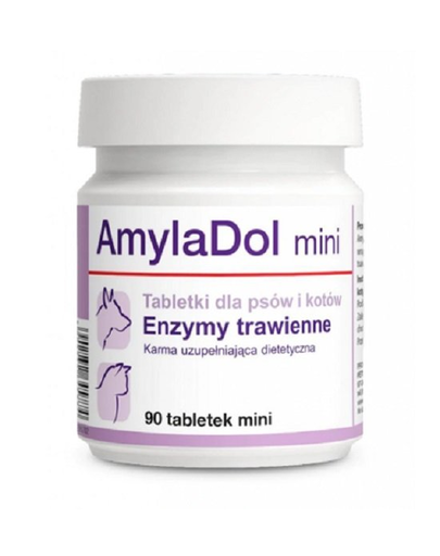 DOLFOS AmylaDol Mini Supliment caini cu tulburari digestive 90 tab AmylaDol