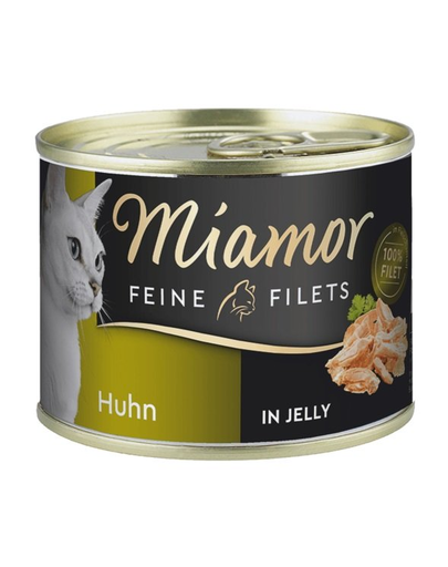 MIAMOR Feline Filets Conserva hrana pentru pisici, cu pui in aspic 185 g 185 imagine 2022