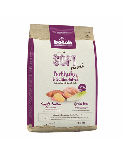 BOSCH Soft Hrana uscata pentru câinii cu un sistem digestiv sensibil, 2,5 kg (25