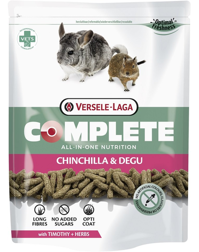 VERSELE-LAGA Complete hrana completa pentru Chinchilla si veverita Degu 500 g 500 imagine 2022