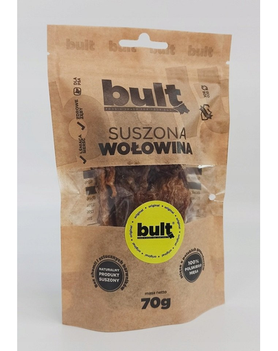 BULT Eko recompensa caini din carne de vita uscata 70g