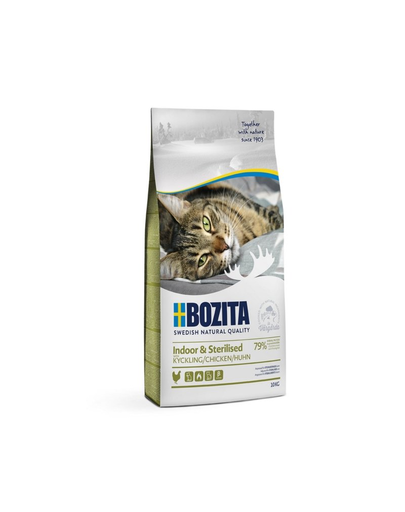 BOZITA Indoor & Sterilised Chicken hrana pisici sterilizate 400 g cu pui