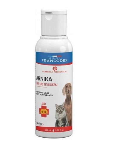  FRANCODEX Arnica gel de masaj pentru caini si pisici 100ml 