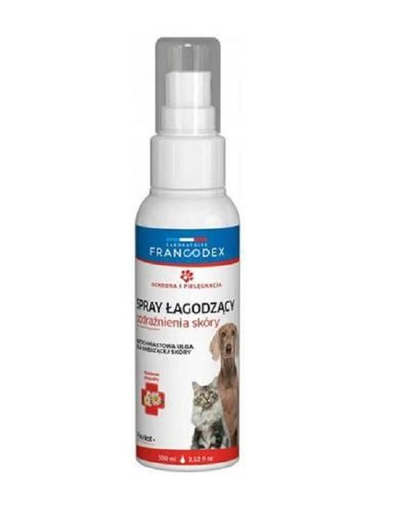  FRANCODEX Spray ameliorare iratie piele caini si pisici 100ml 