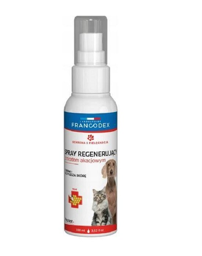 FRANCODEX Spray regenare piele caini si pisici 100ml cu miere