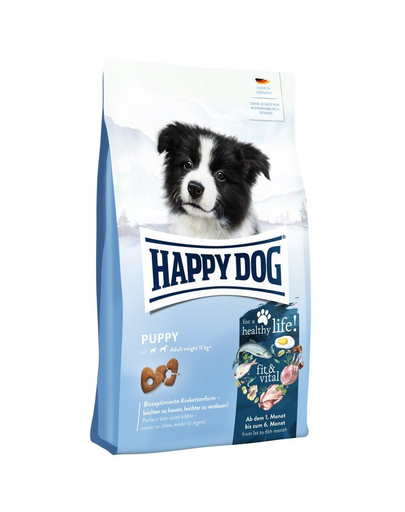 HAPPY DOG FitVital Puppy hrana uscata pentru catei de 1-6 luni 4 kg 1.6