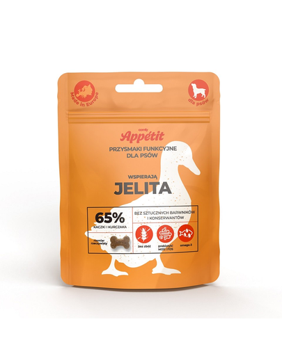 Comfy Appetit Biscuiti Pentru Caini Cu Rata Pentru Sustinerea Sistemului Digestiv 70 G