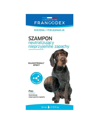 FRANCODEX Sampon pentru caini de neutralizare a mirosului, plic 20 ml