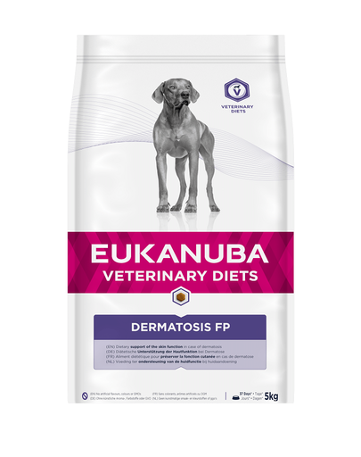 EUKANUBA Veterinary Diets Dermatosis fp dieta veterina pentru caini cu sensibiltati 12kg