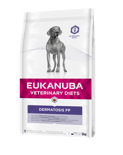 EUKANUBA Veterinary Diets Dermatosis fp dieta veterina pentru caini cu sensibiltati 12kg