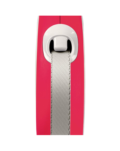 FLEXI New Comfort lesa automata cu banda pentru caini, rosu, marimea L, 8 m