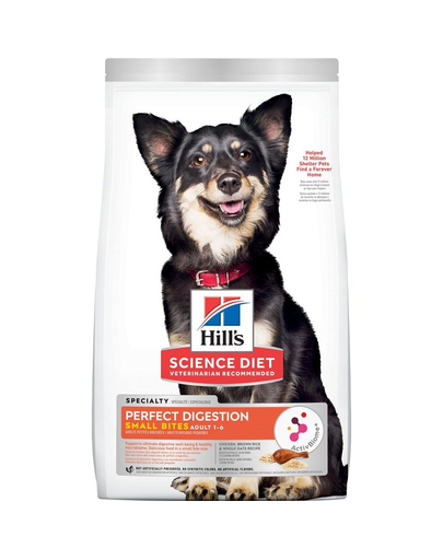 HILL’S Science Plan Canine Adult Perfect Digestion Small&Mini ActivBiome+ 1.5kg Hrana uscata caini taie mica pentru echilibru digestiv 1.5kg imagine 2022