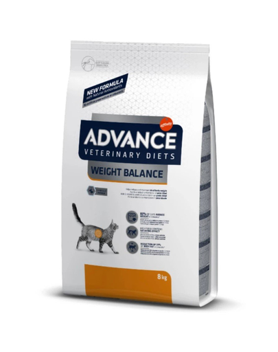ADVANCE DIET Weight Balance 8kg hrana dietetica pisici pentru controlul greutatii