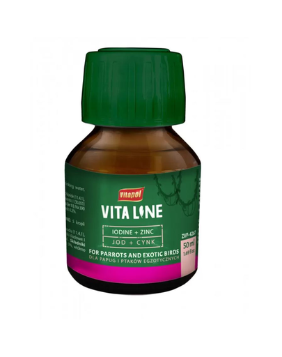 VITAPOL Vitaline Zinc + iod pentru passri exotice 50ml 50ml