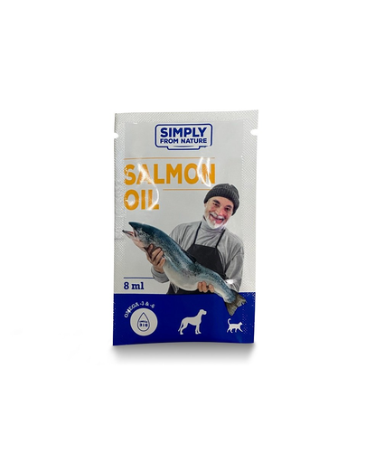  SIMPLY FROM NATURE Ulei de somon pentru animale de companie 8 ml 