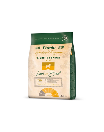 FITMIN Dog Nutritional Programme Mini Light Senior Lamb&Beef 2,5 kg Hrana uscata caini seniori de talie mica, cu miel si vita 25 imagine 2022