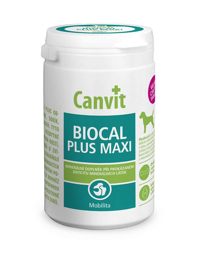 CANVIT Biocal Plus Maxi supliment caini pentru cresterea, dezvoltarea si regenerarea oaselor 230g 230g imagine 2022