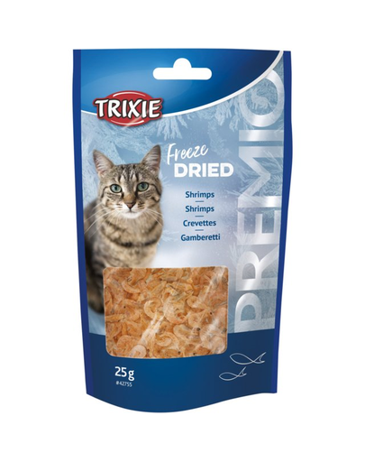 TRIXIE Premio Freeze Dried Shrimps 25 g Recompense pisici, cu creveti