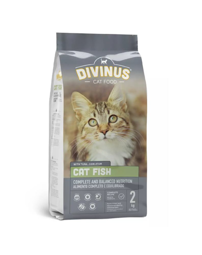 DIVINUS Fish Hrana uscata pisici adulte, cu peste 2kg