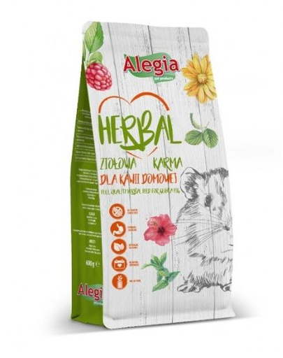 ALEGIA Herbal Hrana porcusori guineea, cu ierburi 600g