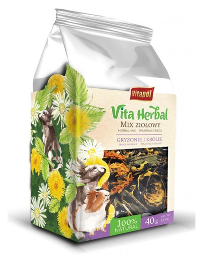 VITAPOL Vitaherbal mix ierburi pentru rozatoare si iepuri 40 g